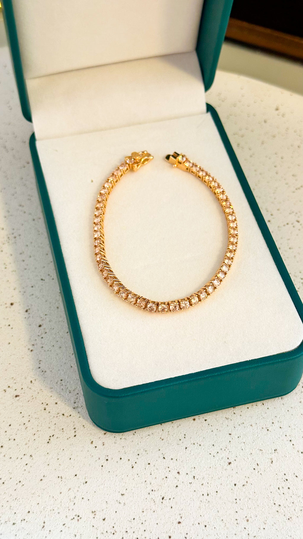 Pulseira Riviera Clássica Champanhe Prata 925