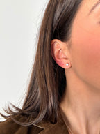 Brinco Esme Moissanite 4mm Prata 925