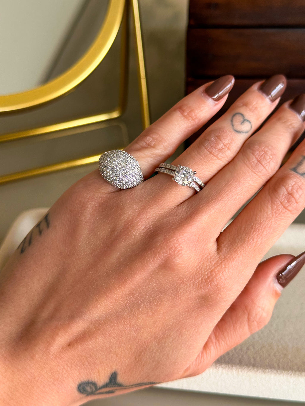 Anel Lume Prata 925 - “pinky ring”