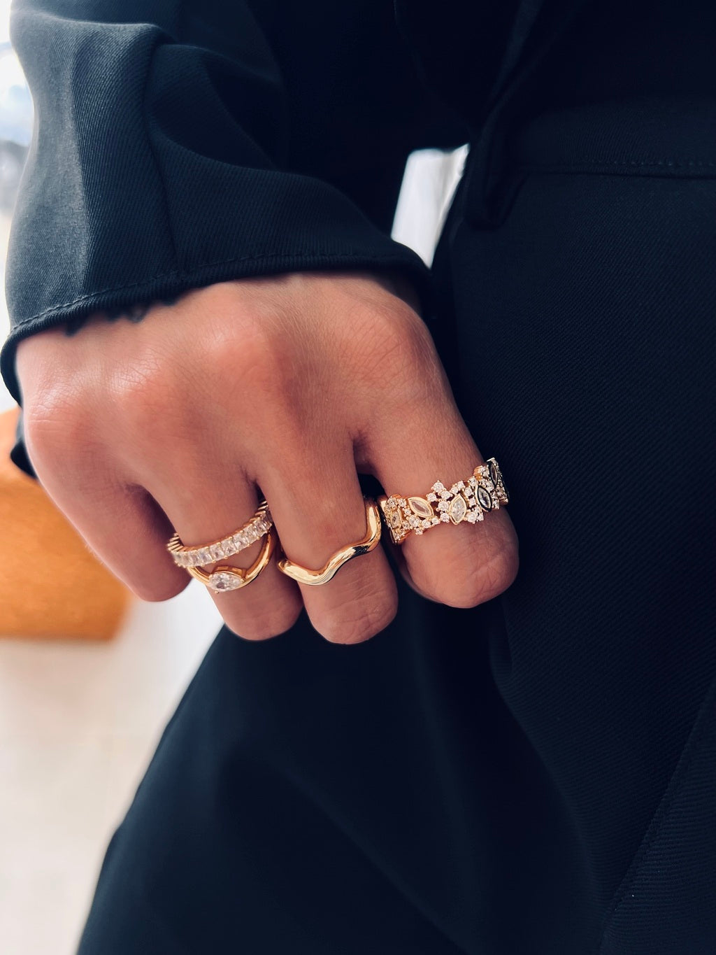 Anel Marcelle - "Pinky Ring" Prata 925