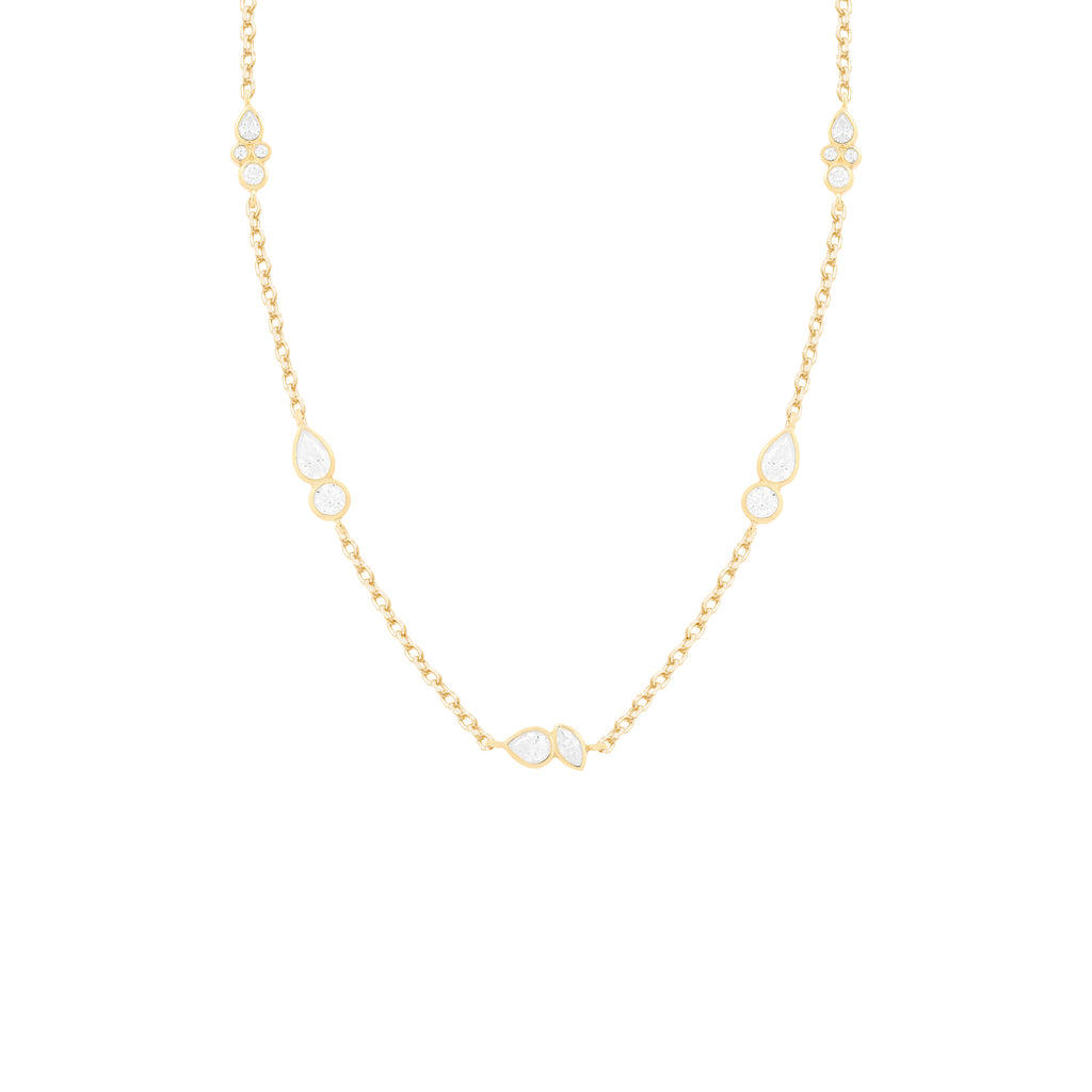 Colar Victoria Moissanite Prata 925