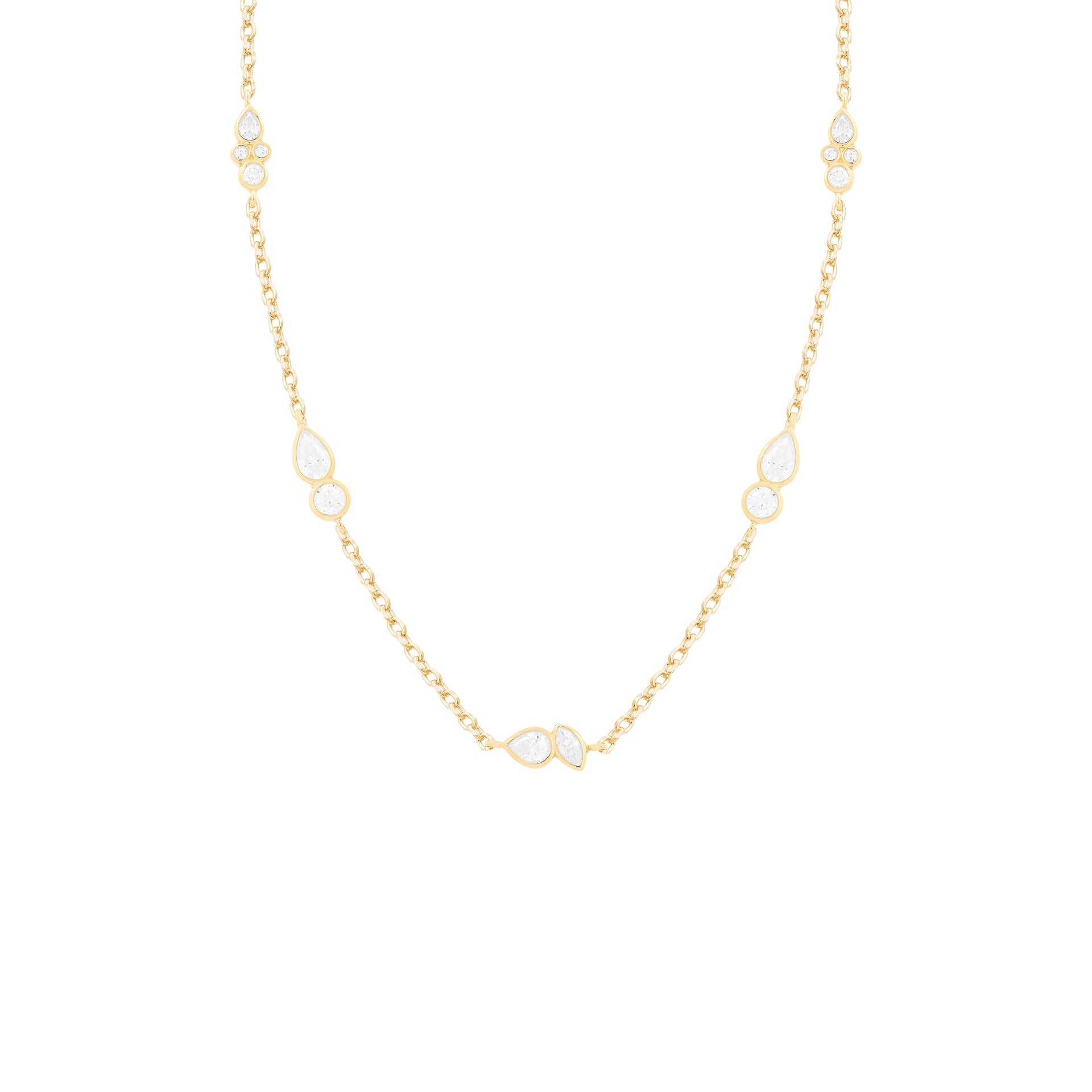 Colar Victoria Moissanite Prata 925