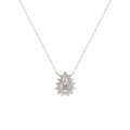 Colar Illusione Drop Prata 925 lapidação illusion gota — Rubiê Joias