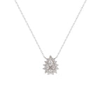 Colar Illusione Drop Prata 925 lapidação illusion gota — Rubiê Joias