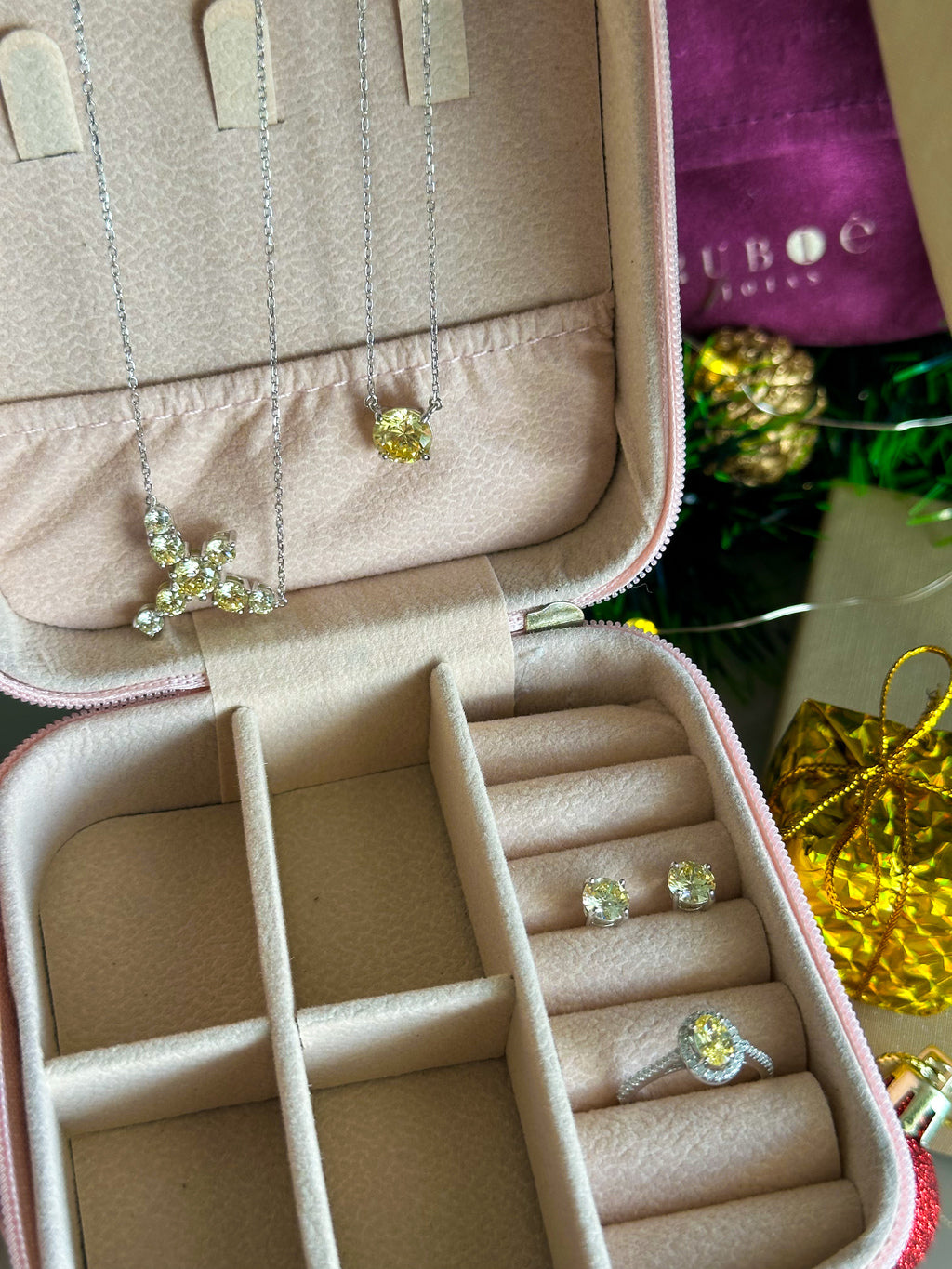 Colar Holy Yellow Fancy Prata 925
