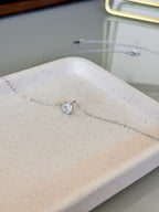Colar Esme Moissanite 6,5mm Prata 925