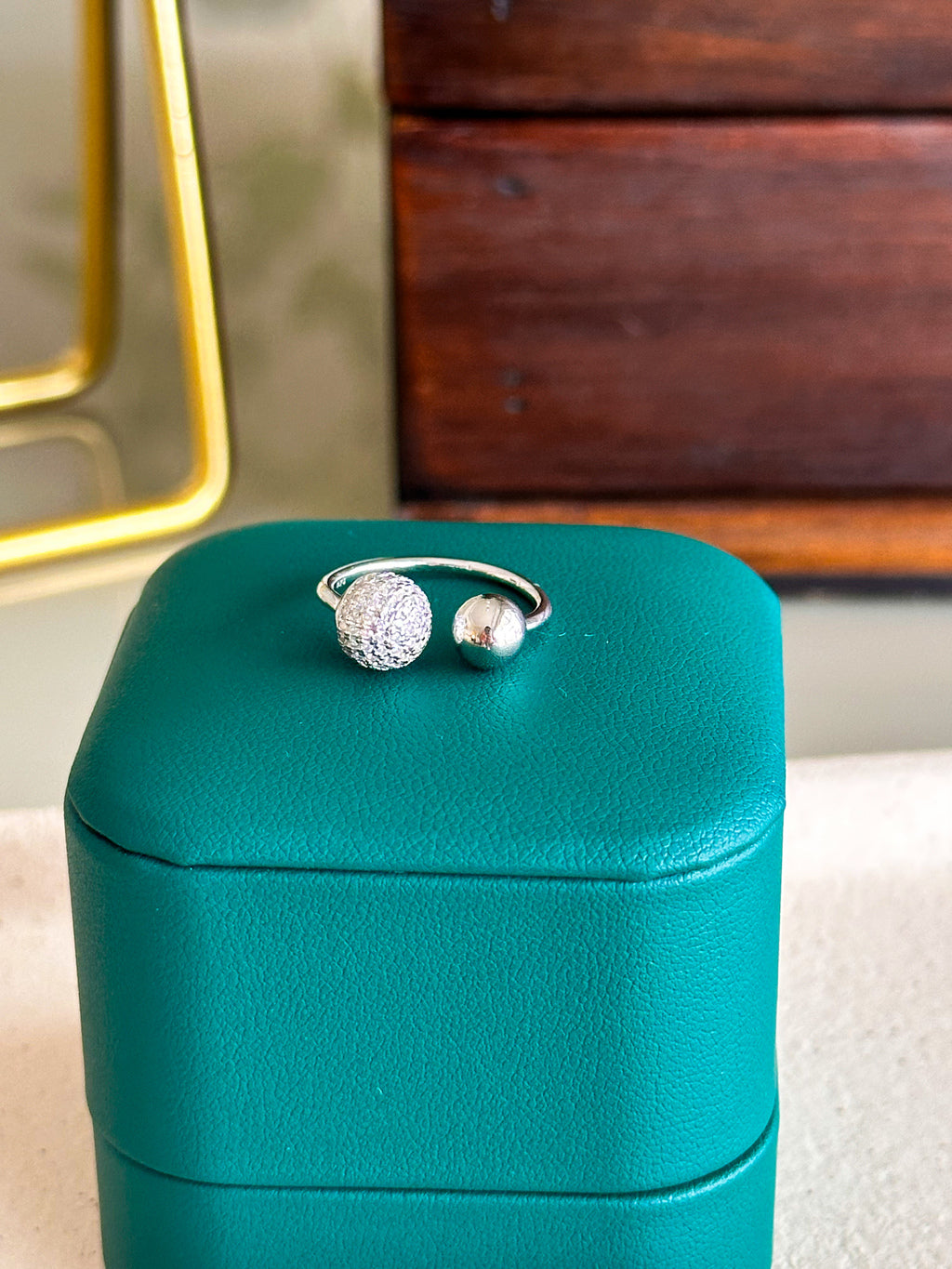 Anel Celine Prata 925 - “pinky ring”