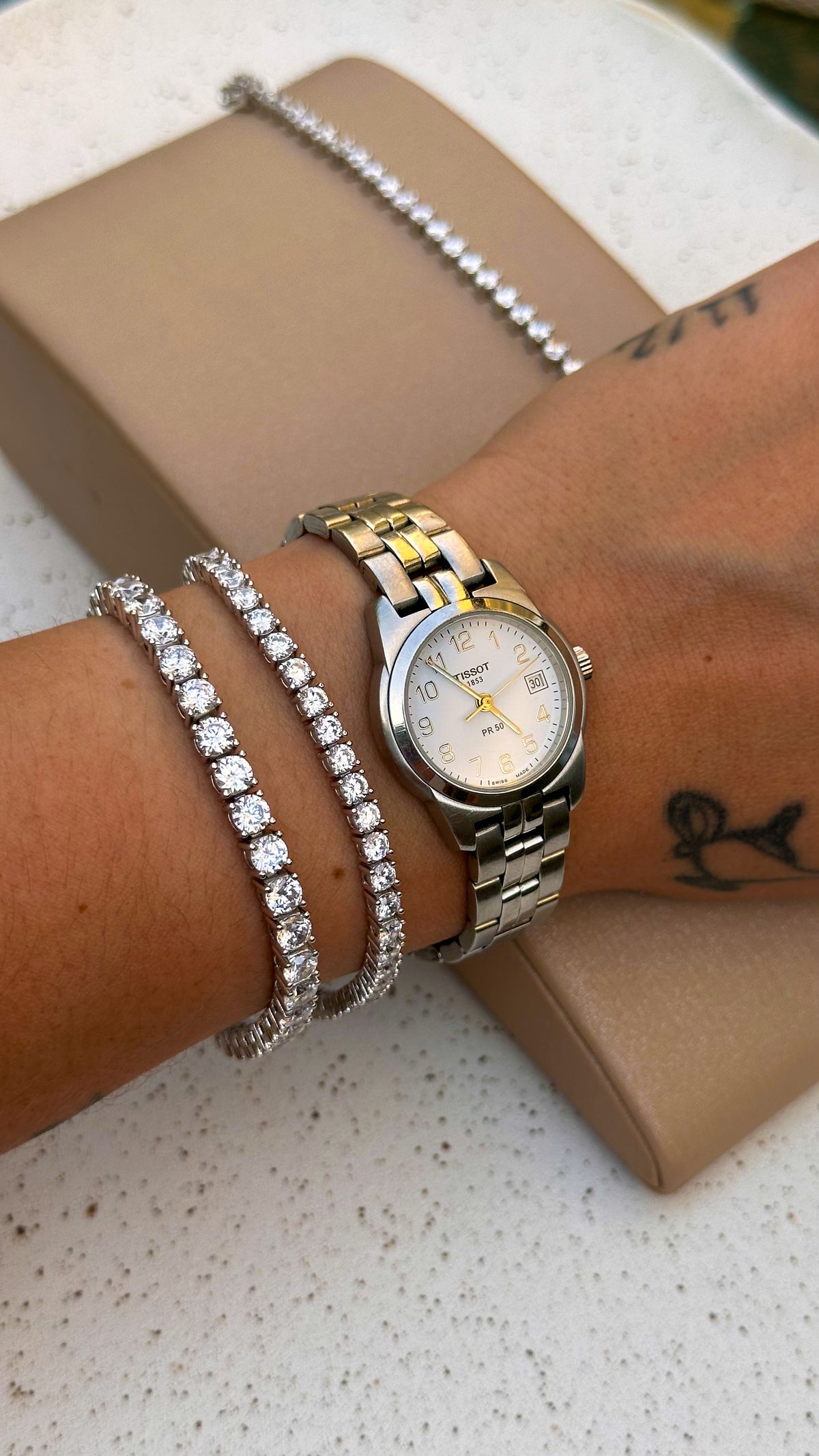 Pulseira Riviera Clássica 4mm Prata 925