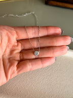 Colar Clair Zircônia Cristal 5mm Prata 925