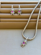 Pingente Pink Prata 925