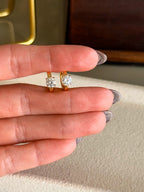 Brinco Argola Nick Moissanite Prata 925