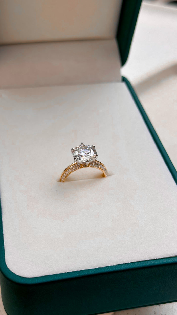 Anel Milano Moissanite Prata 925