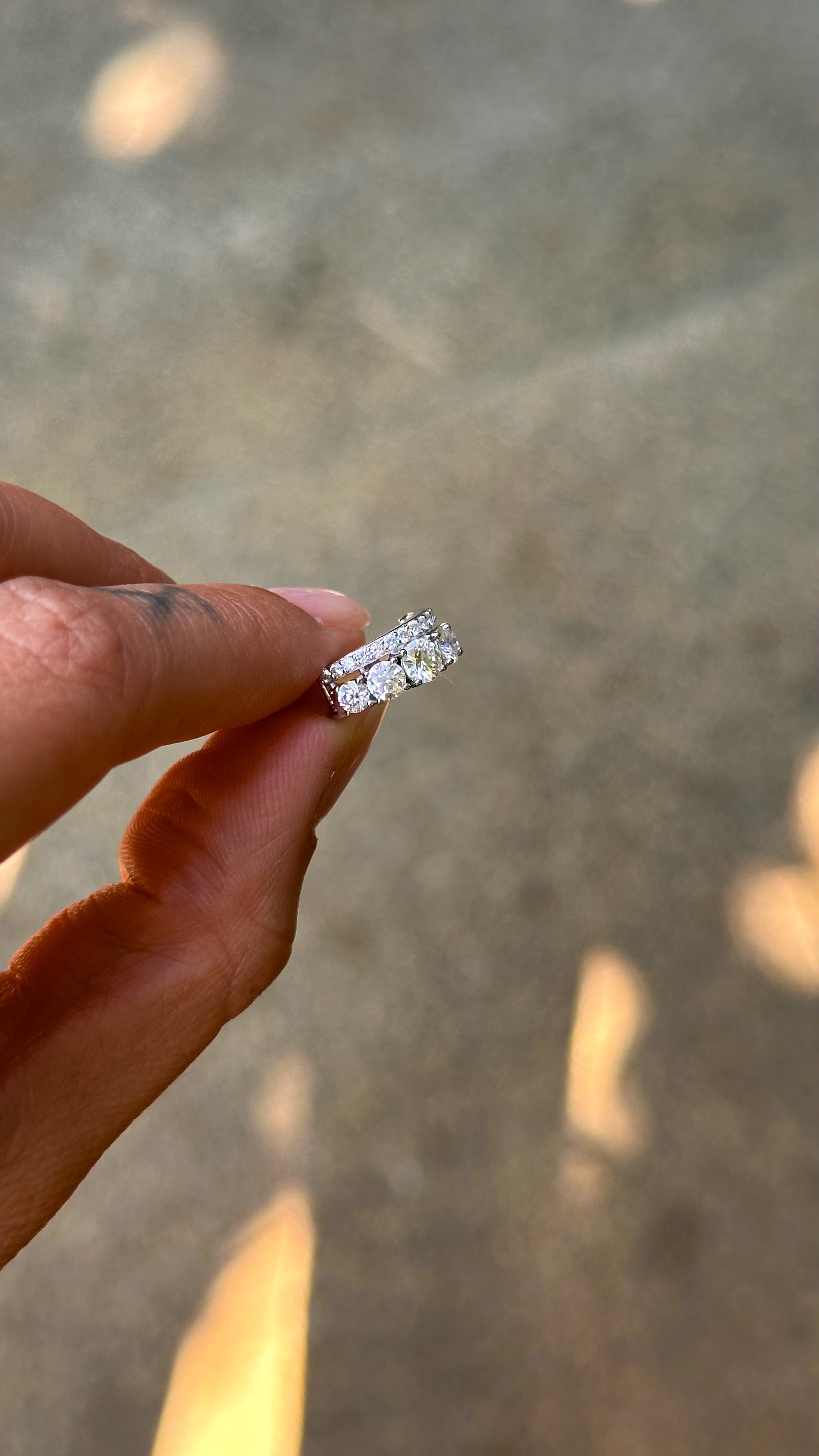 Piercing Liz Moissanite Prata 925