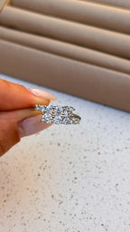 Anel Mia Moissanite Prata 925