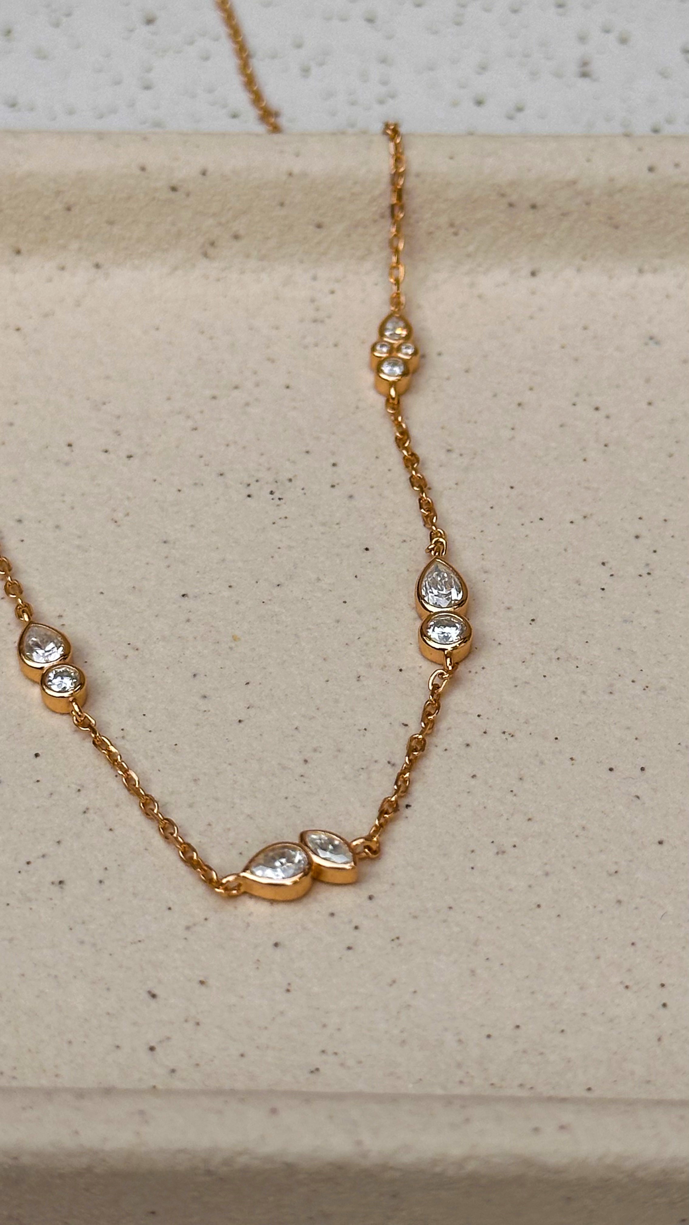 Colar Victoria Moissanite Prata 925