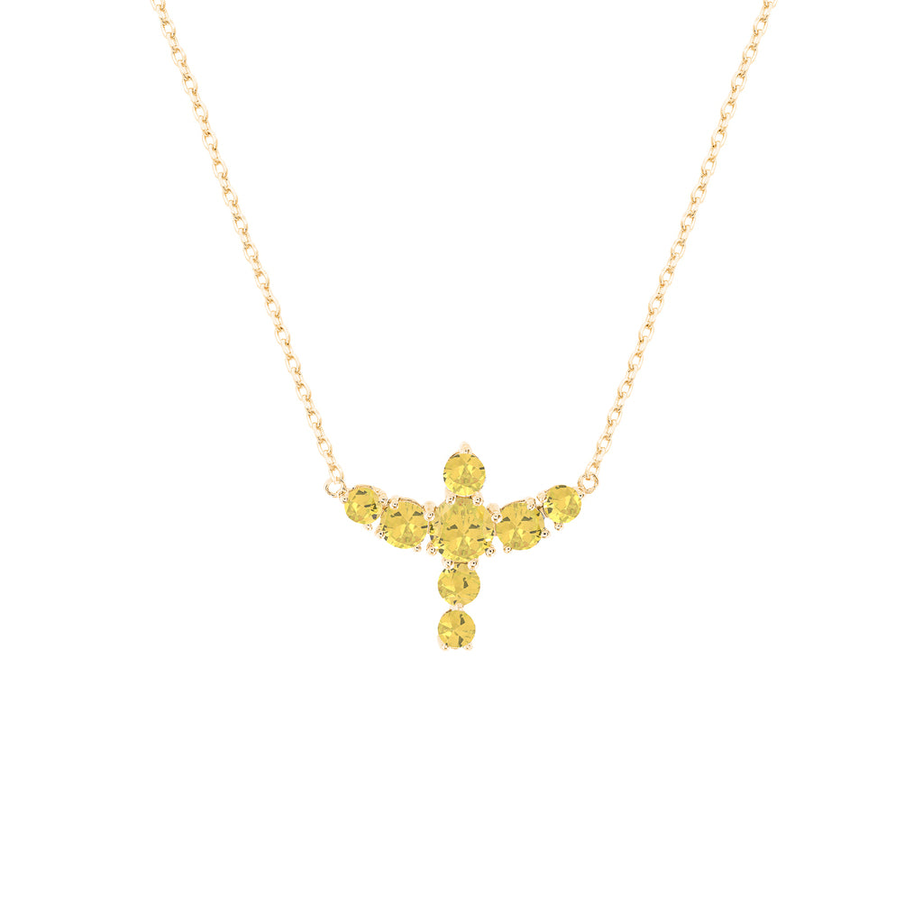 Colar Holy Yellow Fancy Prata 925