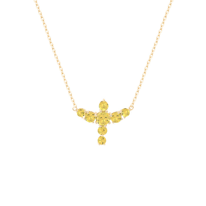 Colar Holy Yellow Fancy Prata 925