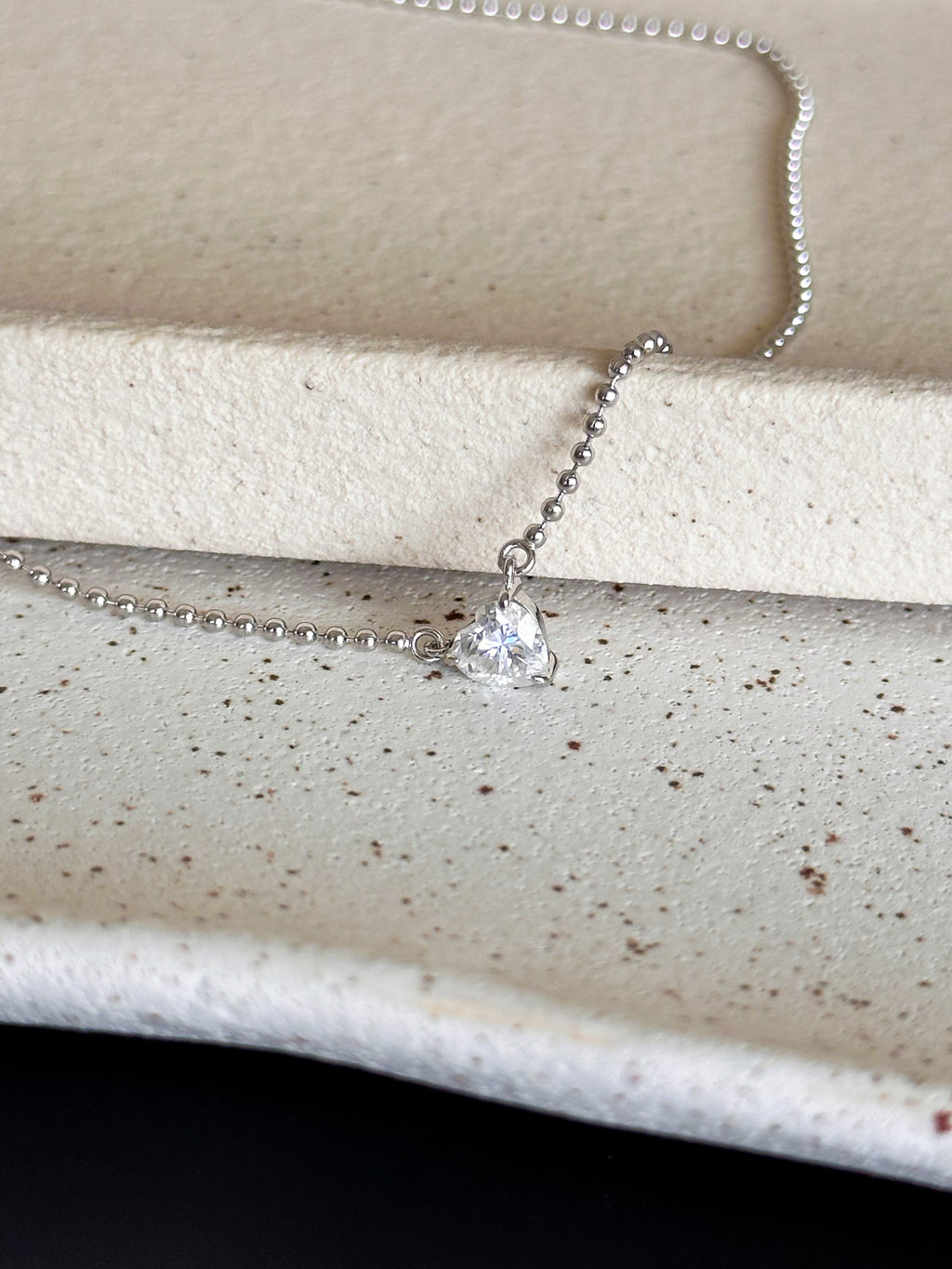 Colar Amelia Moissanite Prata 925