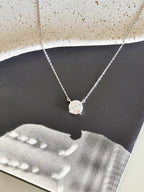Colar Esme Moissanite 8mm Prata 925