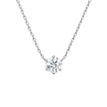 Colar Esme Moissanite 8mm Prata 925