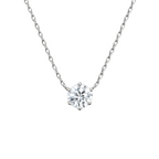 Colar Esme Moissanite 8mm Prata 925