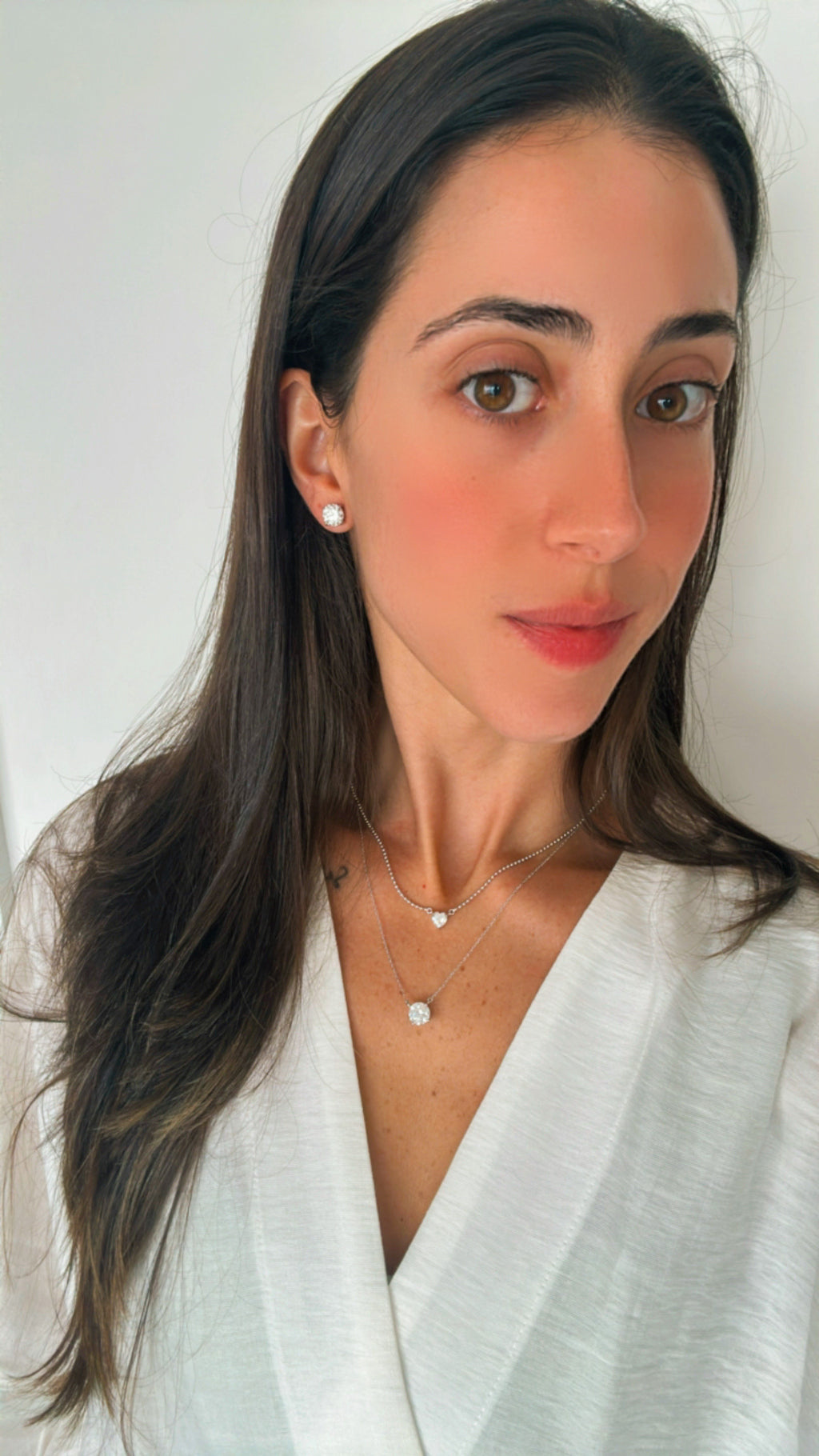 Colar Amelia Moissanite Prata 925