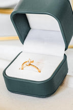 Anel Stella Duo Moissanite Prata 925