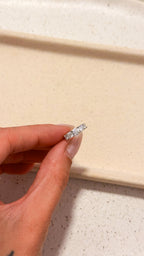 Piercing Moissanite Prata 925