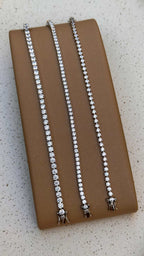 Pulseira Riviera Clássica 4mm Prata 925