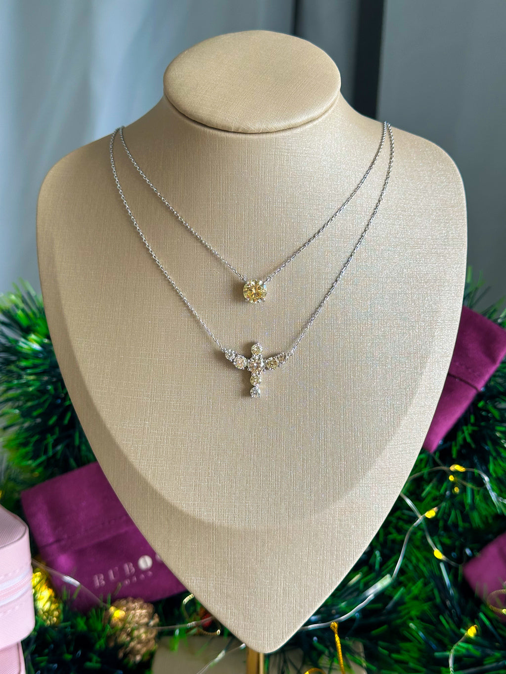 Colar Holy Yellow Fancy Prata 925