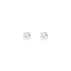 Brinco Clair Zircônia Cristal 6mm Prata 925