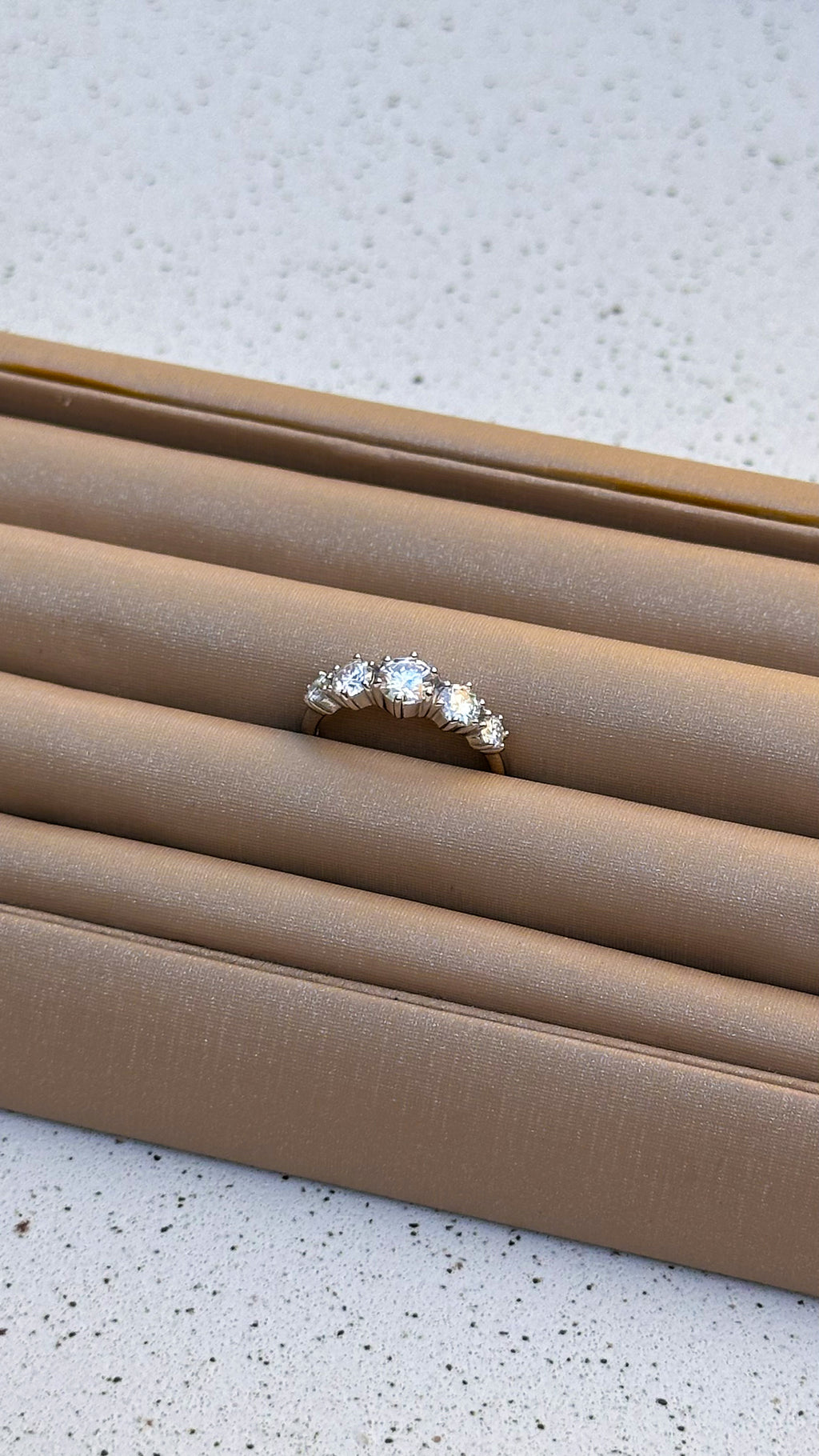 Anel Paola Moissanite Prata 925