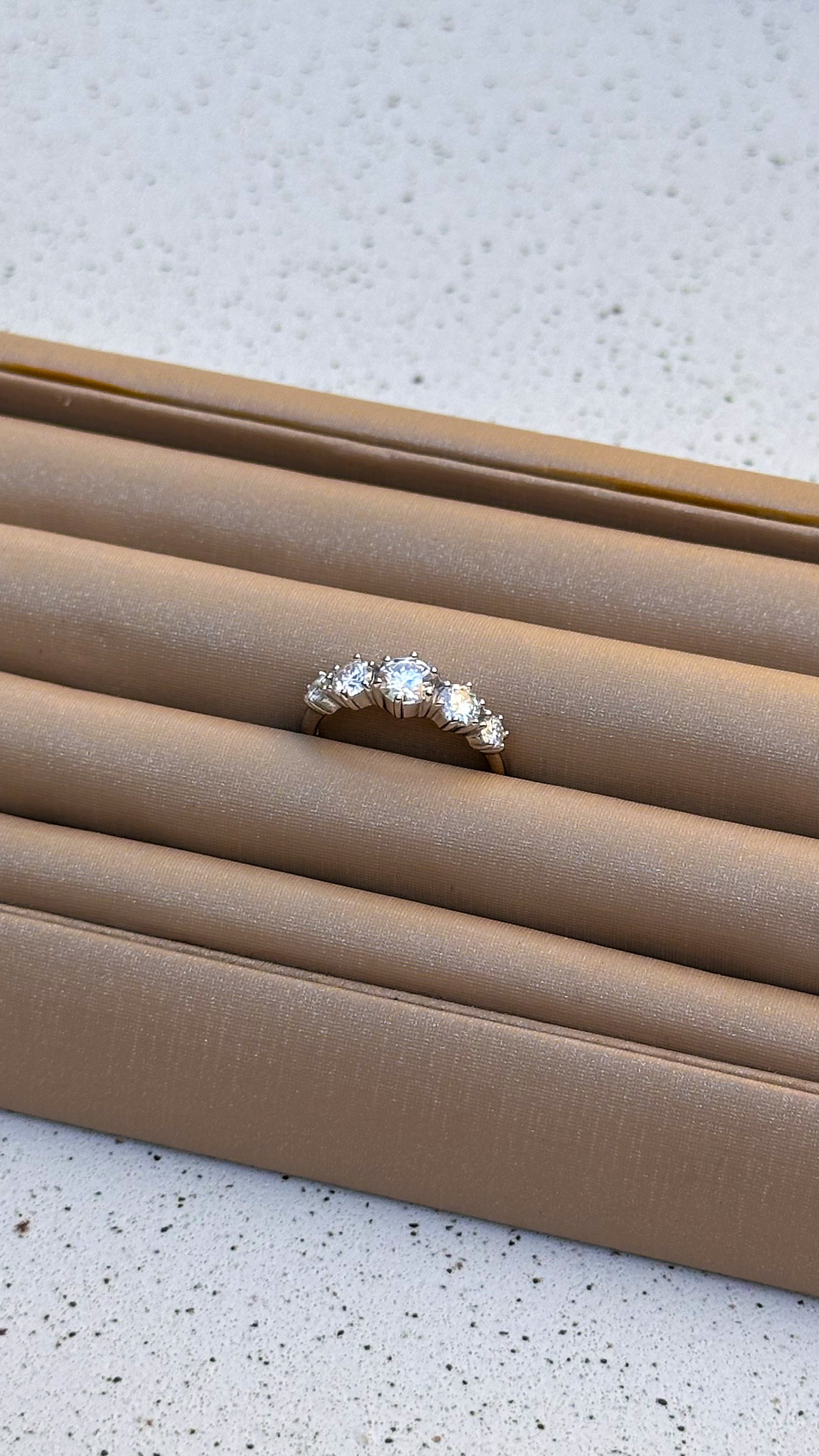 Anel Paola Moissanite Prata 925