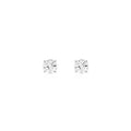 Brinco Clair Zircônia Cristal 4mm Prata 925