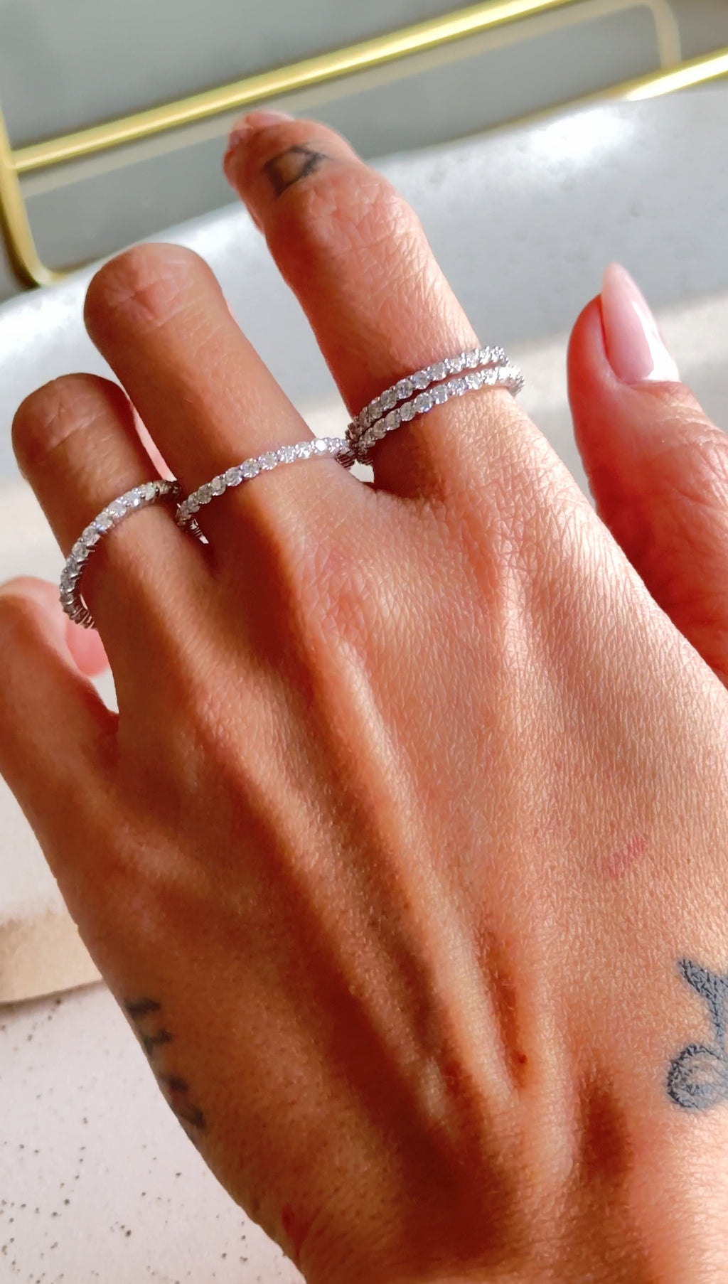 Anel Maeve Moissanite Prata 925