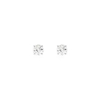 Brinco Clair Zircônia Cristal 3mm Prata 925