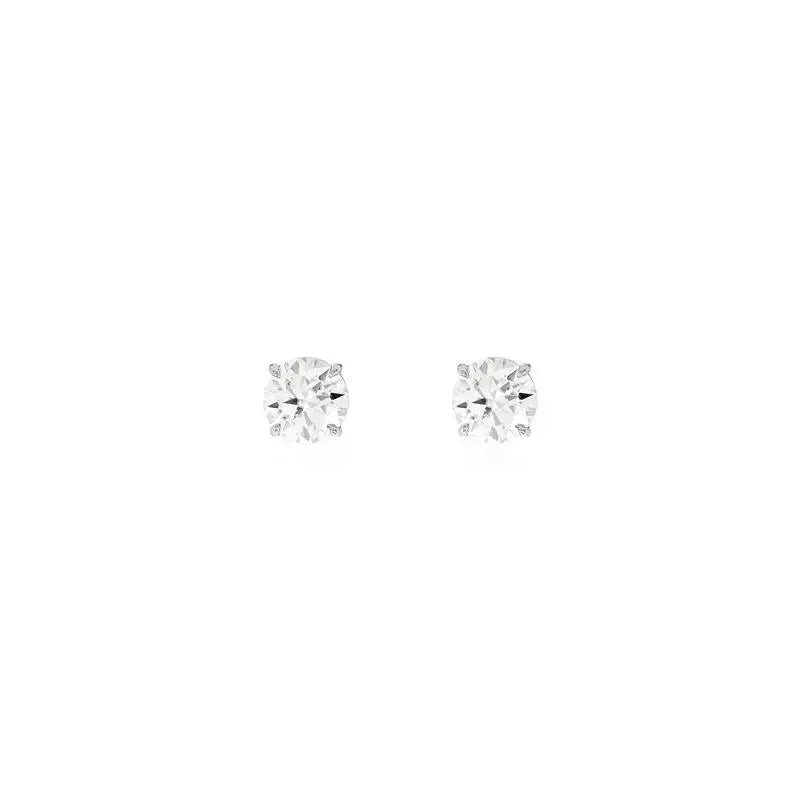 Brinco Clair Zircônia Cristal 3mm Prata 925