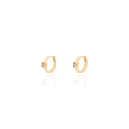 Brinco Argola Champagne Prata 925 — Rubiê Joias