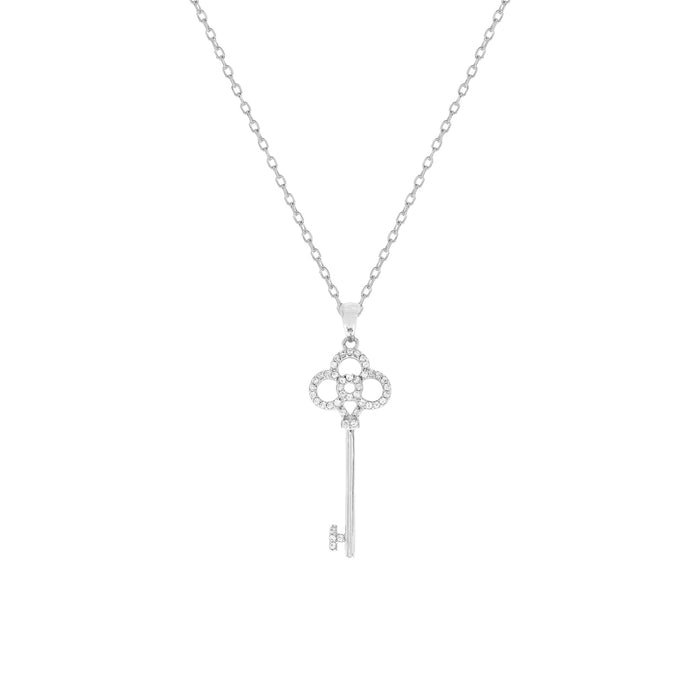 Colar Essenza Chiave Prata 925