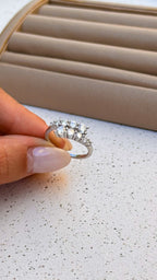 Anel Mia Moissanite Prata 925
