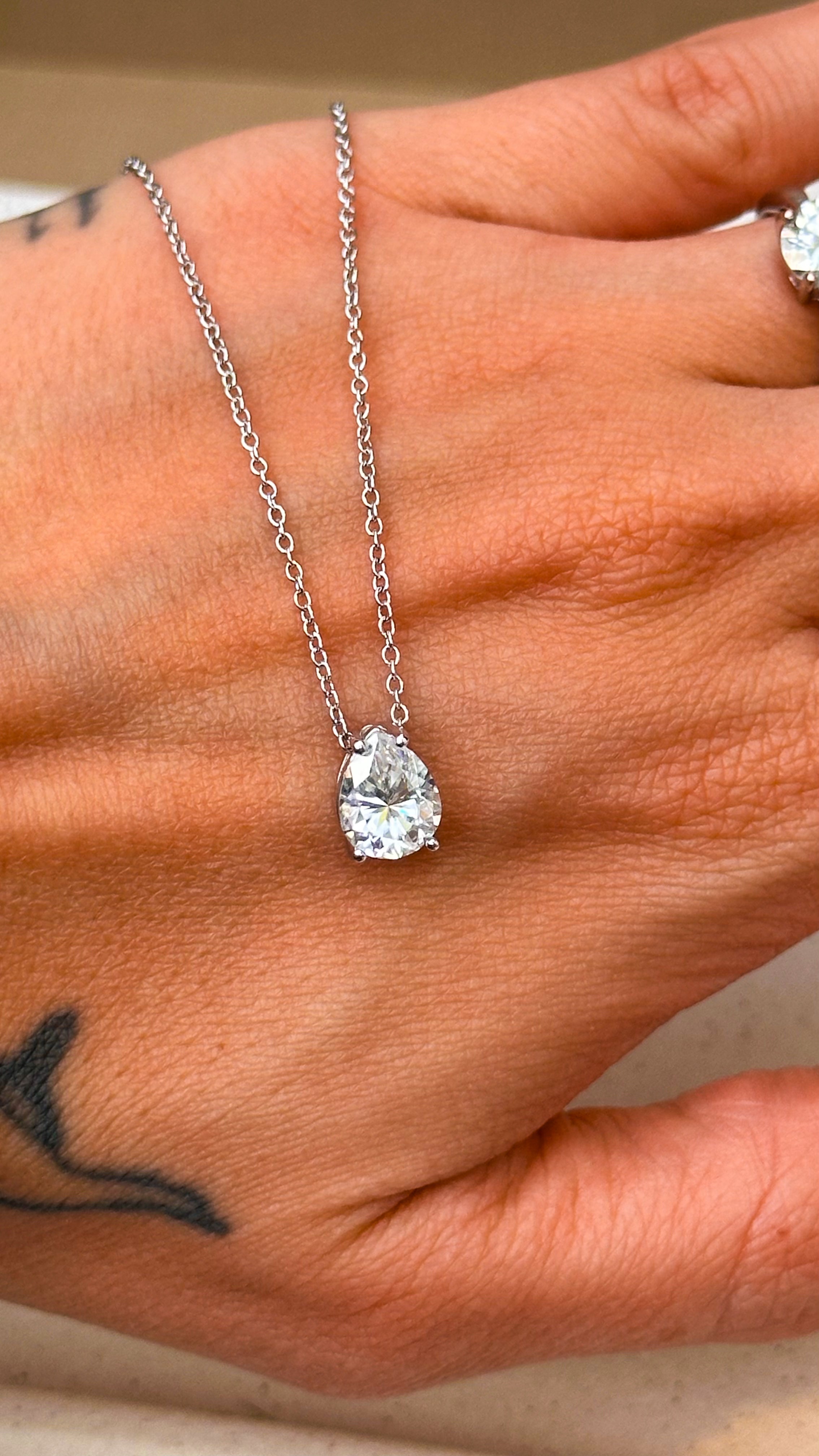 Colar Ivy Moissanite Prata 925