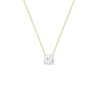 Colar Clair Zircônia Cristal 3mm Prata 925