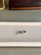 Brinco Argola Nick Moissanite Prata 925