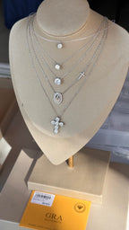 Colar Moissanite Nylon