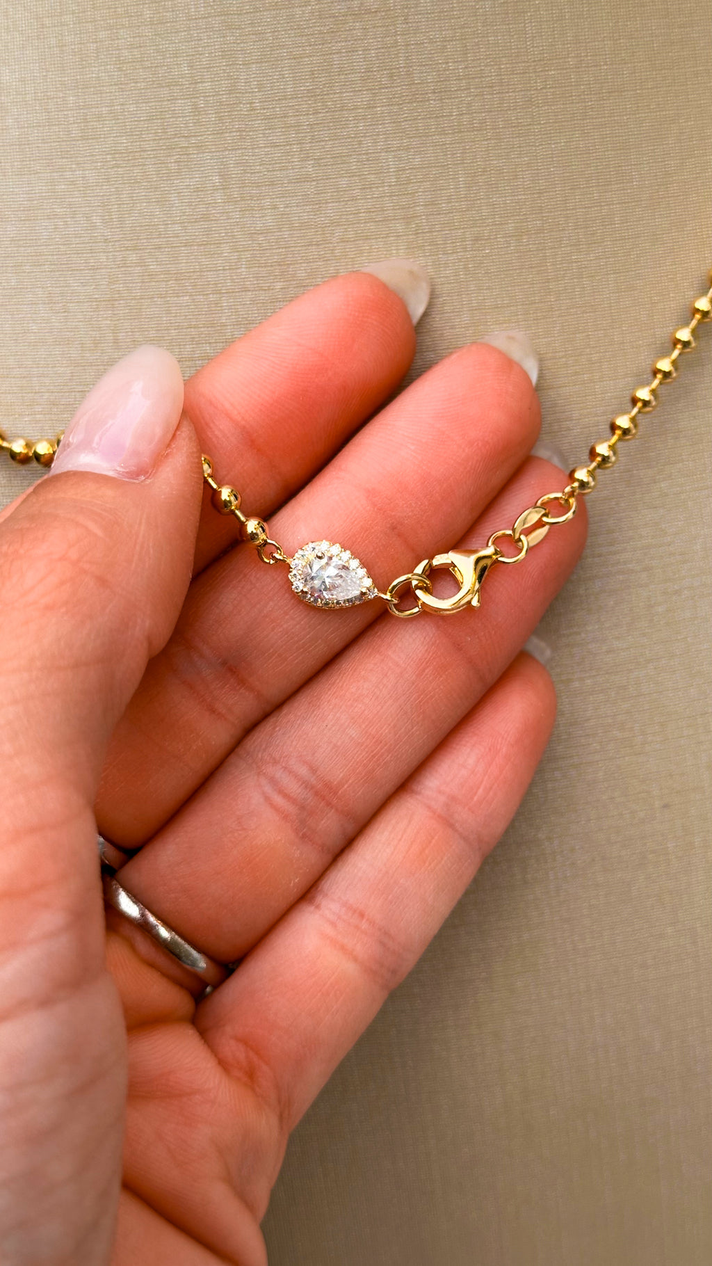 Colar Camile Moissanite Prata 925