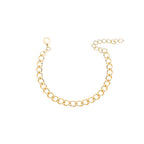 Pulseira Aurea Classic Prata 925 elos portugueses — Rubiê Joias