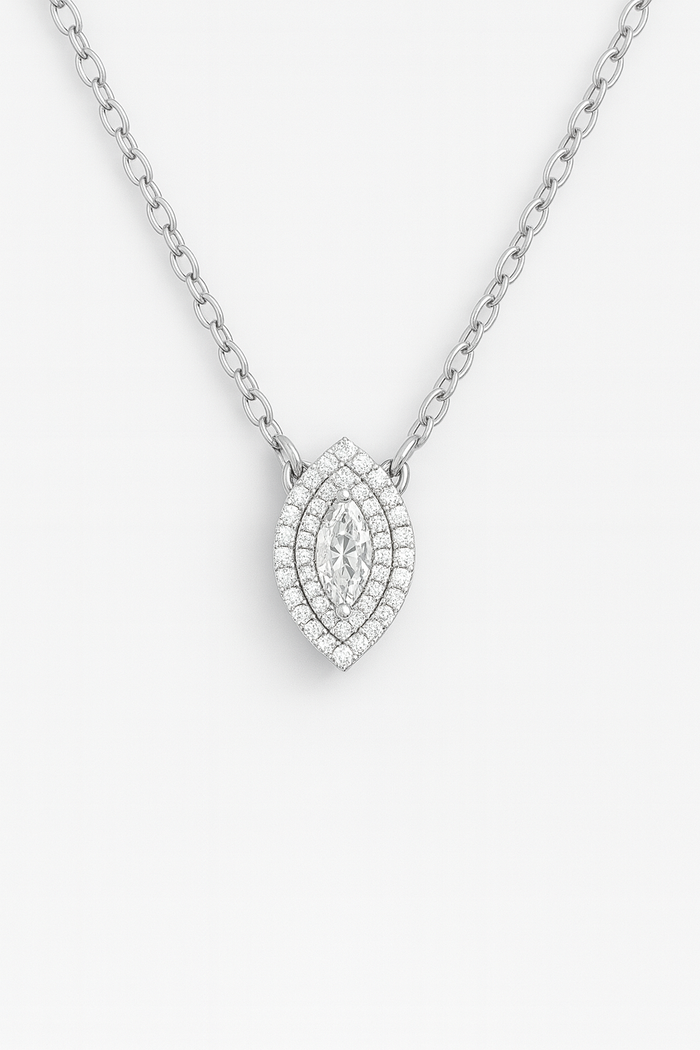 Colar Flora Prata 925