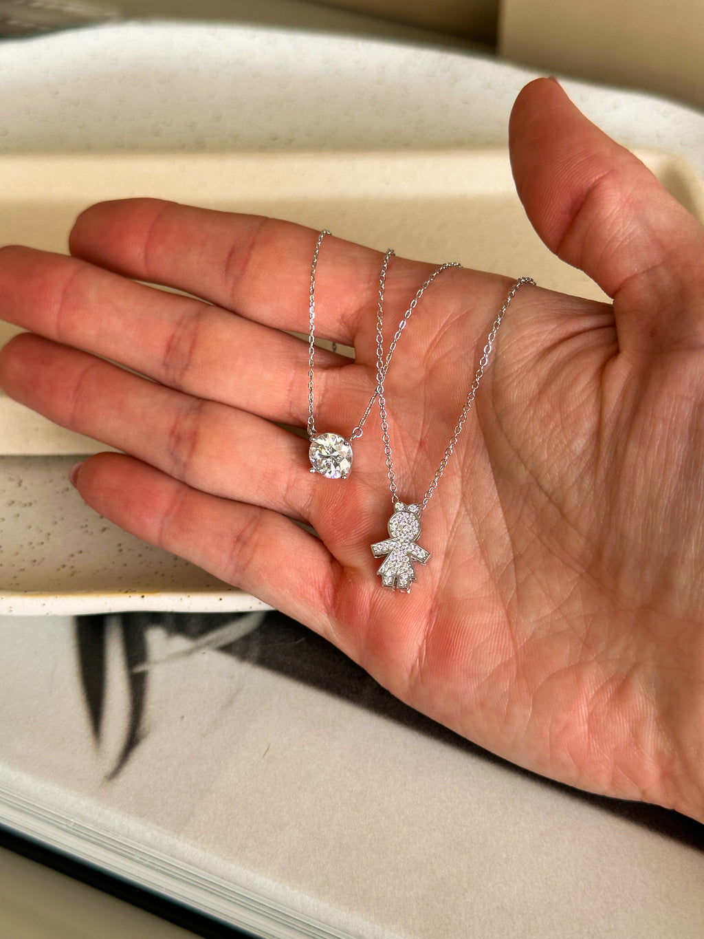 Colar Lia Moissanite Prata 925