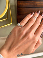 Anel Celine Prata 925 - “pinky ring”