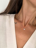 Colar Amelia Moissanite Prata 925